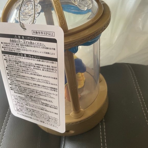 Disney Beauty and the Beast lantern lights and music 10 in H - Picture 6 of 8